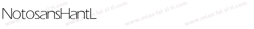 NotosansHant Light字体转换